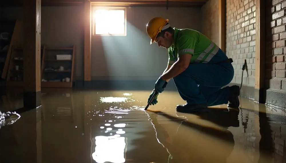 Professional water damage restoration services in Whitewright, TX